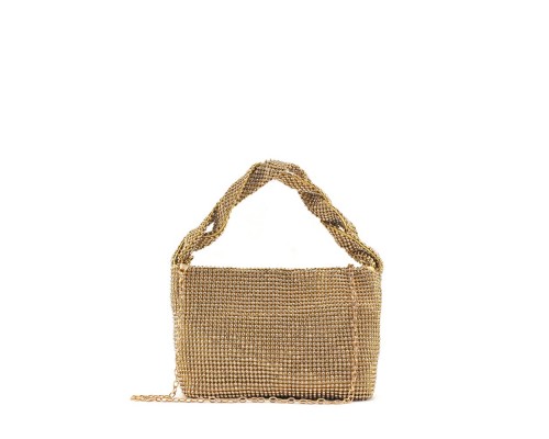 Clutch De Cadena Brillo 